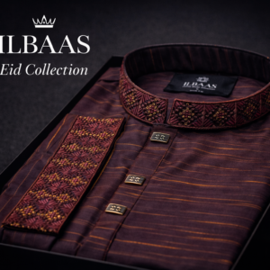 golden jacquard punjabi – ilbaas eid collection (copy)