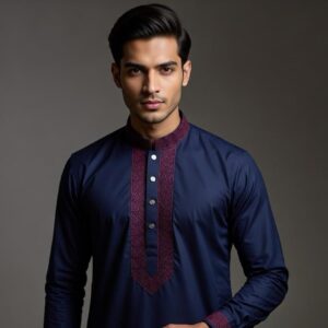mens premium panjabi with free pajama (code 249)